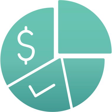 İş haritası, pasta diyagramı, grafik, vektör ikonu. kolayca değiştirilebilir ya da düzenlenebilir