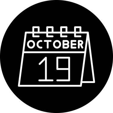 Takvim simgesi tasarımı, vektör illüstrasyonu