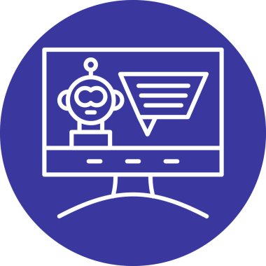 izleyici simgesi, vektör illüstrasyonu