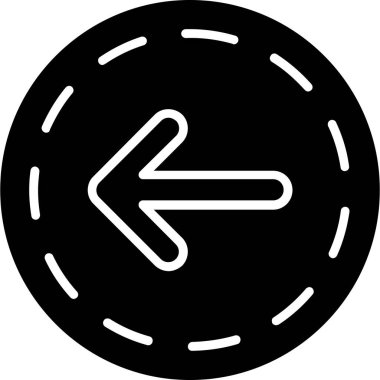 ok simgesi, basit vektör illüstrasyonu