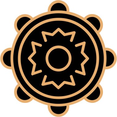 Teçhizat Web simgesi basit illüstrasyon