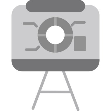 kamera düz vektör simgesi