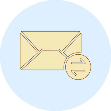 e- posta simgesi vektör illüstrasyonu