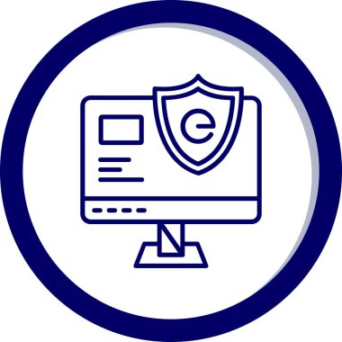 İş ve vektör illüstrasyonu için web simgesi