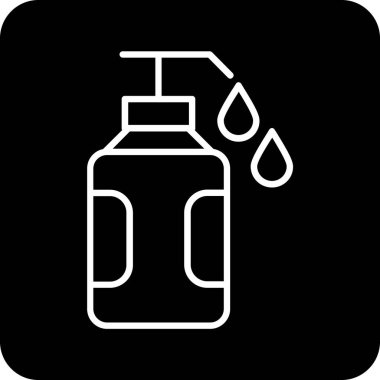 Su. Web simgesi vektör illüstrasyonu