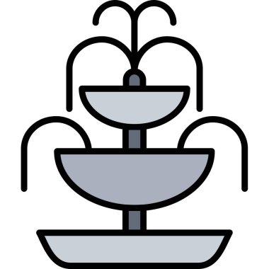 spa simgesi, basit vektör illüstrasyonu