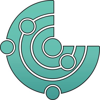 Bir karikatür arkaplanının spiral ile vektör çizimi