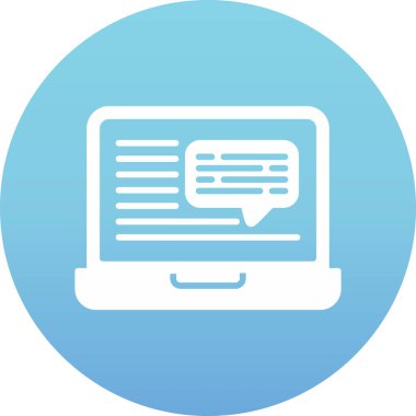 İş ve vektör illüstrasyonu için web simgesi