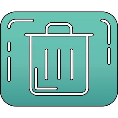 Bir alışveriş sepetinin vektör çizimi