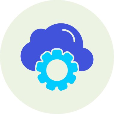 Bulut. Web simgesi basit tasarım