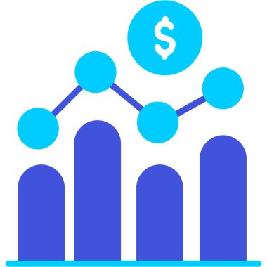 Dolar büyümesi. Web simgesi
