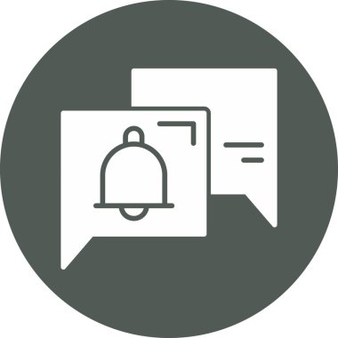 Konuş. Web simgesi basit illüstrasyon