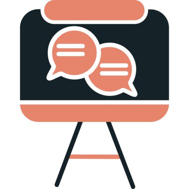 Modern simgenin vektör illüstrasyonu