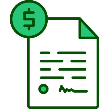 Dolar simgesi, vektör illüstrasyonu