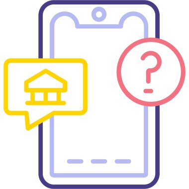 - Telefon. Web simgesi basit illüstrasyon