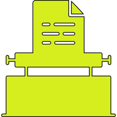 Yazıcı web simge vektör çizim