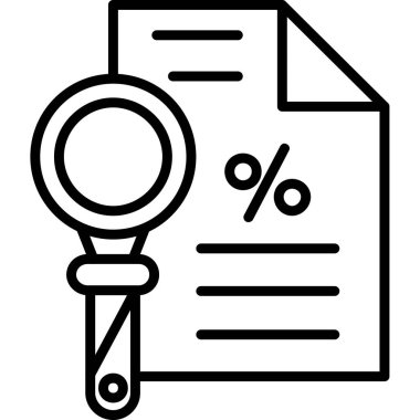 veri analizi. Web simgesi vektör illüstrasyonu