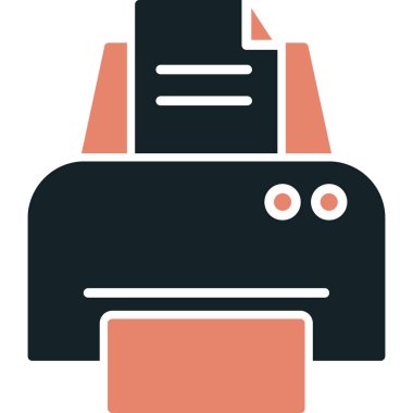 - Makine. Web simgesi basit illüstrasyon