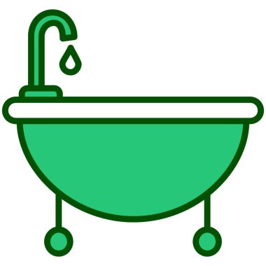 Duş simgesi. özet çizimi