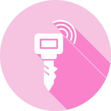 Kablosuz. Web simgesi basit illüstrasyon