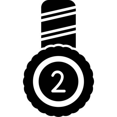 Tek bir izole simgenin vektör illüstrasyonu