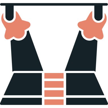 Düz stil Noel dekorasyon simgesi