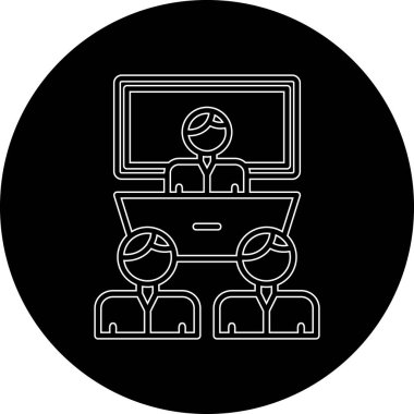 Modern b 'nin vektör illüstrasyonu insanların ikonundan yoksun