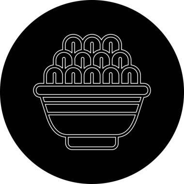 Kek. Web simgesi basit tasarım