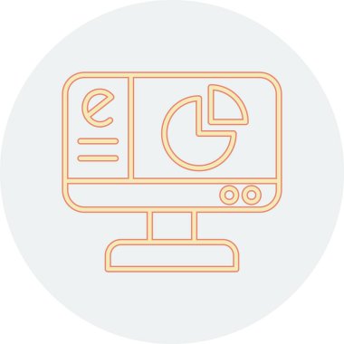 TV simgesi, vektör illüstrasyonu