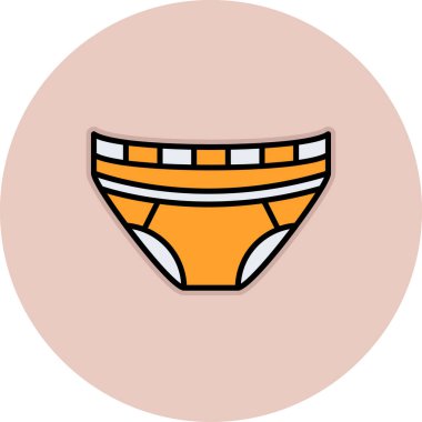 izole edilmiş renkli yuvarlak simge tasarımı