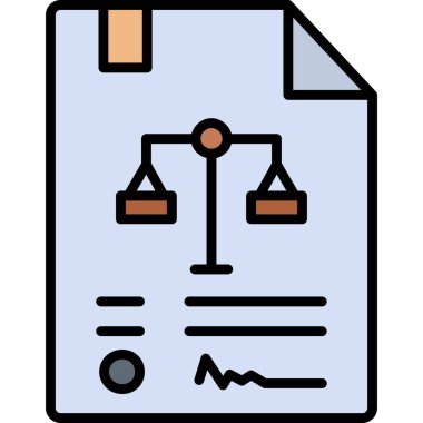 dosya belgesi simgesi. vektör illüstrasyonu