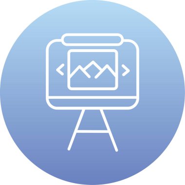 Modern simgenin vektör illüstrasyonu