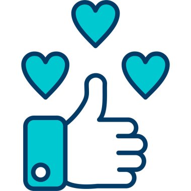 like icon. simple illustration