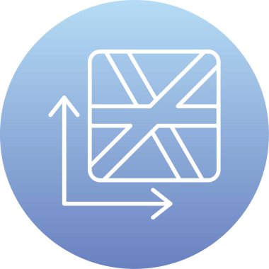 Modern bir simgenin vektör illüstrasyonu