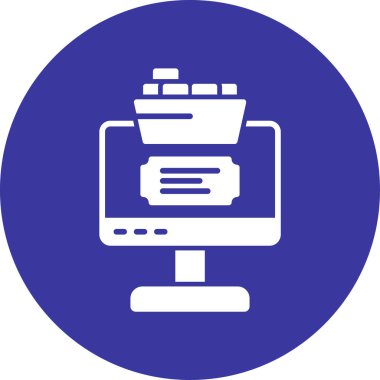 Seo simgesinin vektör illüstrasyonu