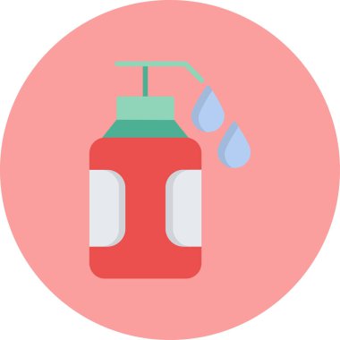 Şişe. Web simgesi basit illüstrasyon