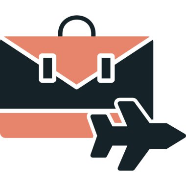 seyahat simgesi vektör çizimi