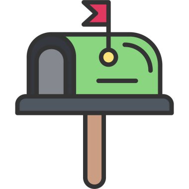 Düz biçimdeki e- posta simgesi