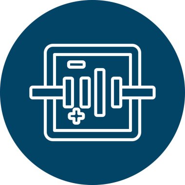 tıbbi çapraz vektör simgesi modern basit vektör illüstrasyonu