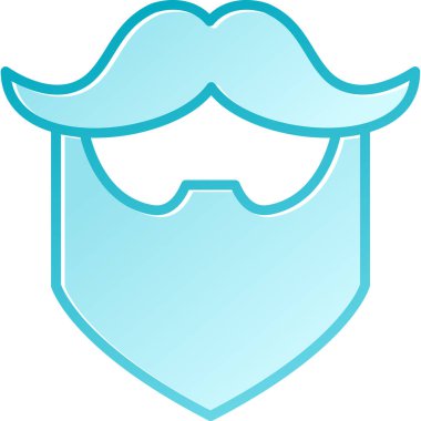 Kalkan. Web simgesi basit illüstrasyon