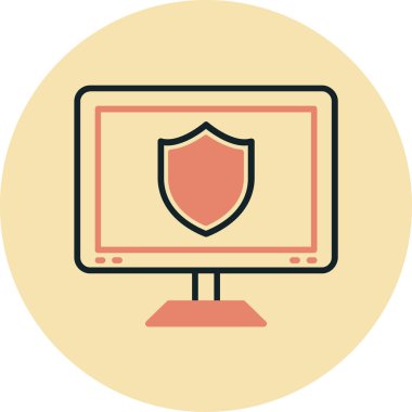 Web düz vektör simgesi