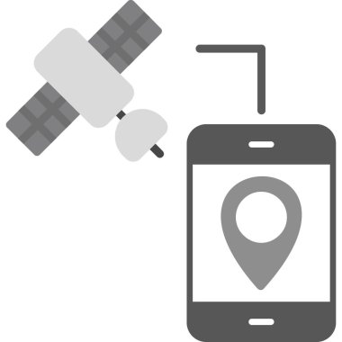 konum simgesi vektör illüstrasyonu