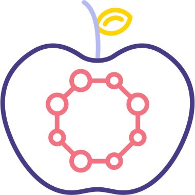 yiyecek meyve elma simgesi