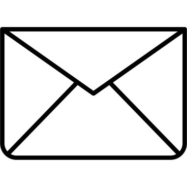 Posta simgesinin vektör illüstrasyonu