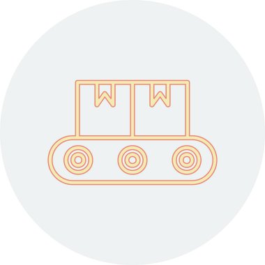 tren simgesi, vektör illüstrasyonu