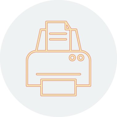 Modern simgenin vektör illüstrasyonu