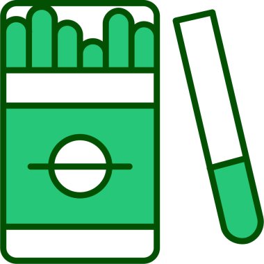 Kalem. Web simgesi basit illüstrasyon