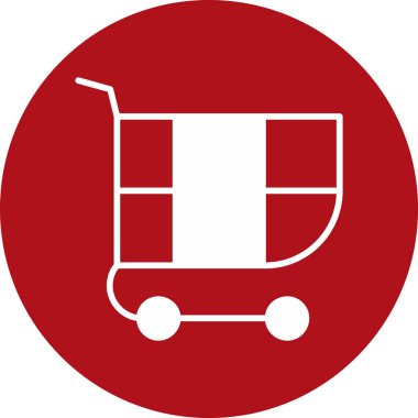 Moda tarzında izole edilmiş arkaplan simgesi