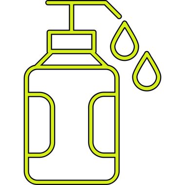 su şişesi vektör simgesi