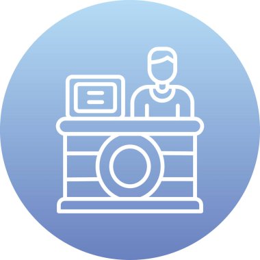 Vektör Adam Simgesi illüstrasyonu